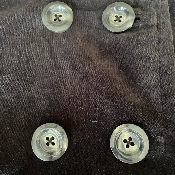 Cropped A line black velvet jacket - Picture 3 of 3